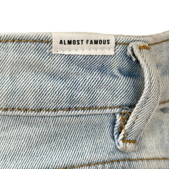 Almost Famous 90s Flare Distressed Jean - Picture 5 of 7